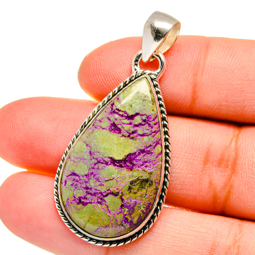 Stichtite Pendants handcrafted by Anasilvercos - PD16272