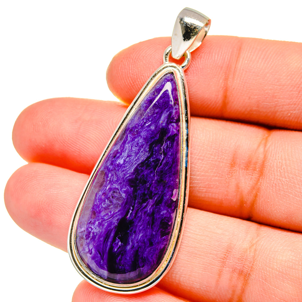 Charoite Pendants handcrafted by Anasilvercos - PD16273