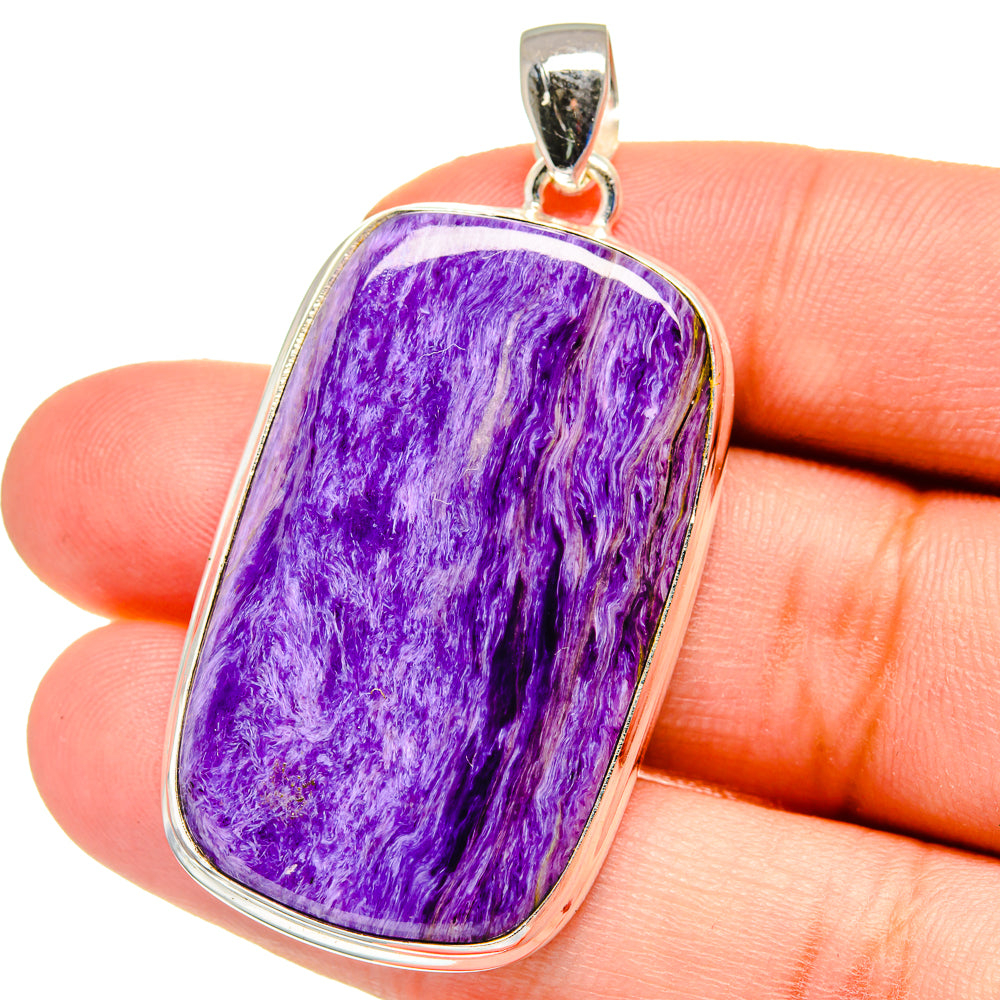 Charoite Pendants handcrafted by Anasilvercos - PD16288