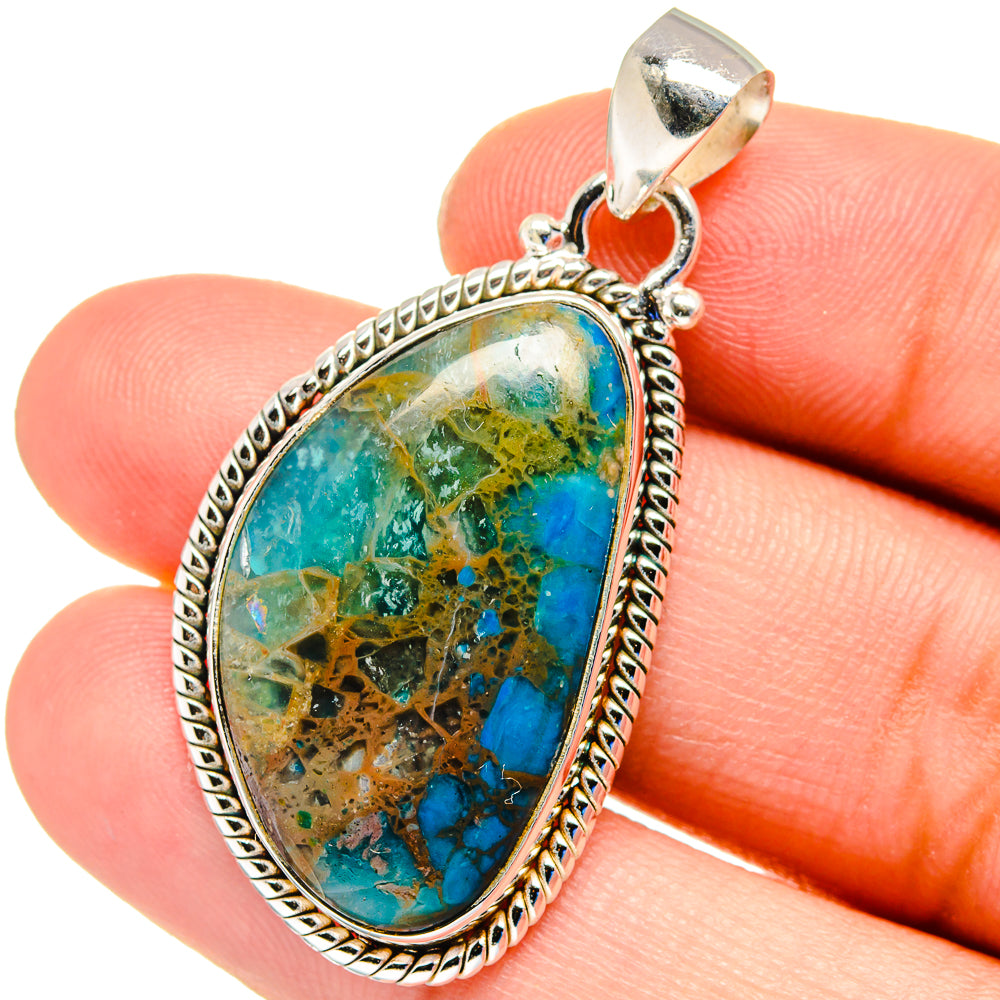Peruvian Opal Pendants handcrafted by Anasilvercos - PD16290