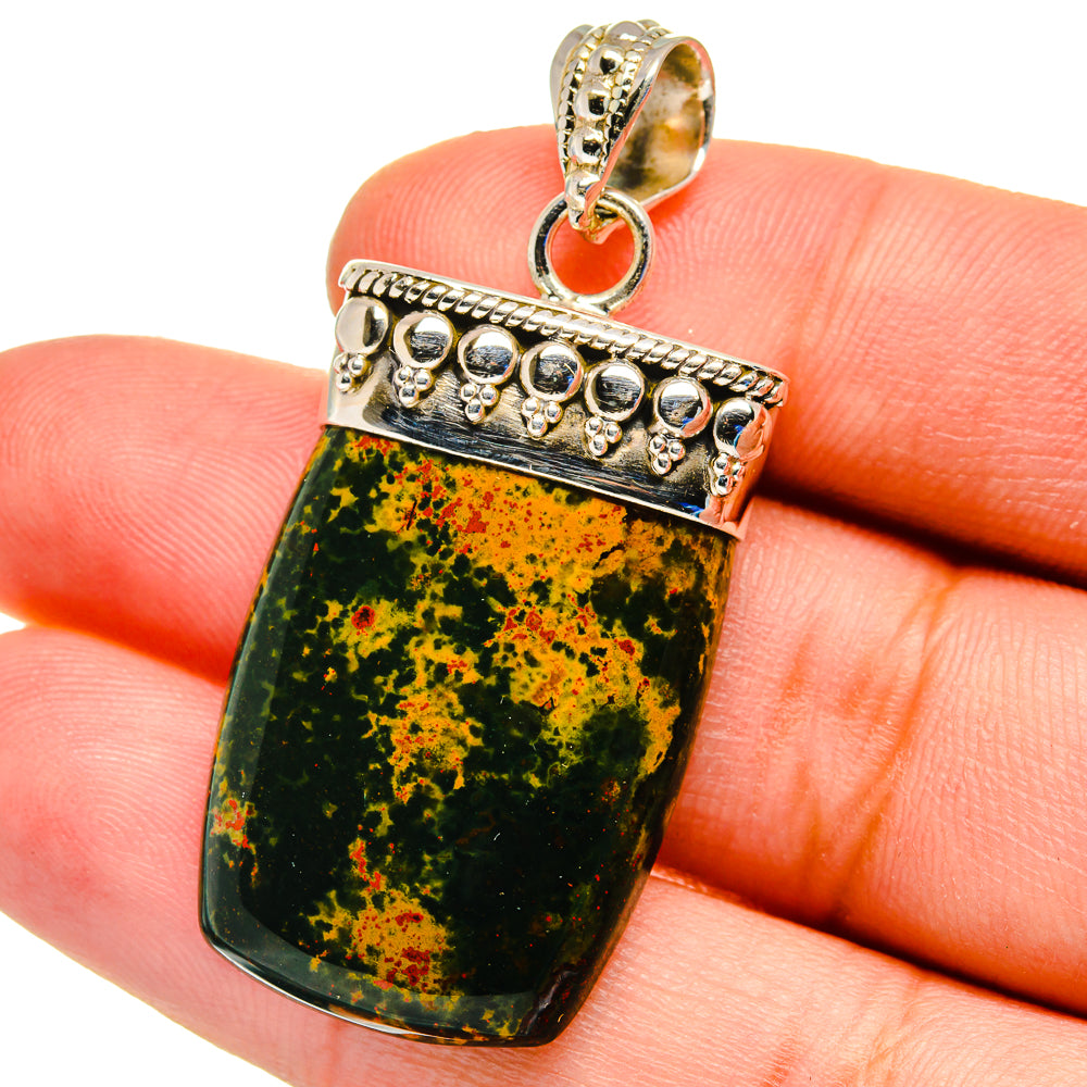 Ocean Jasper Pendants handcrafted by Anasilvercos - PD16291