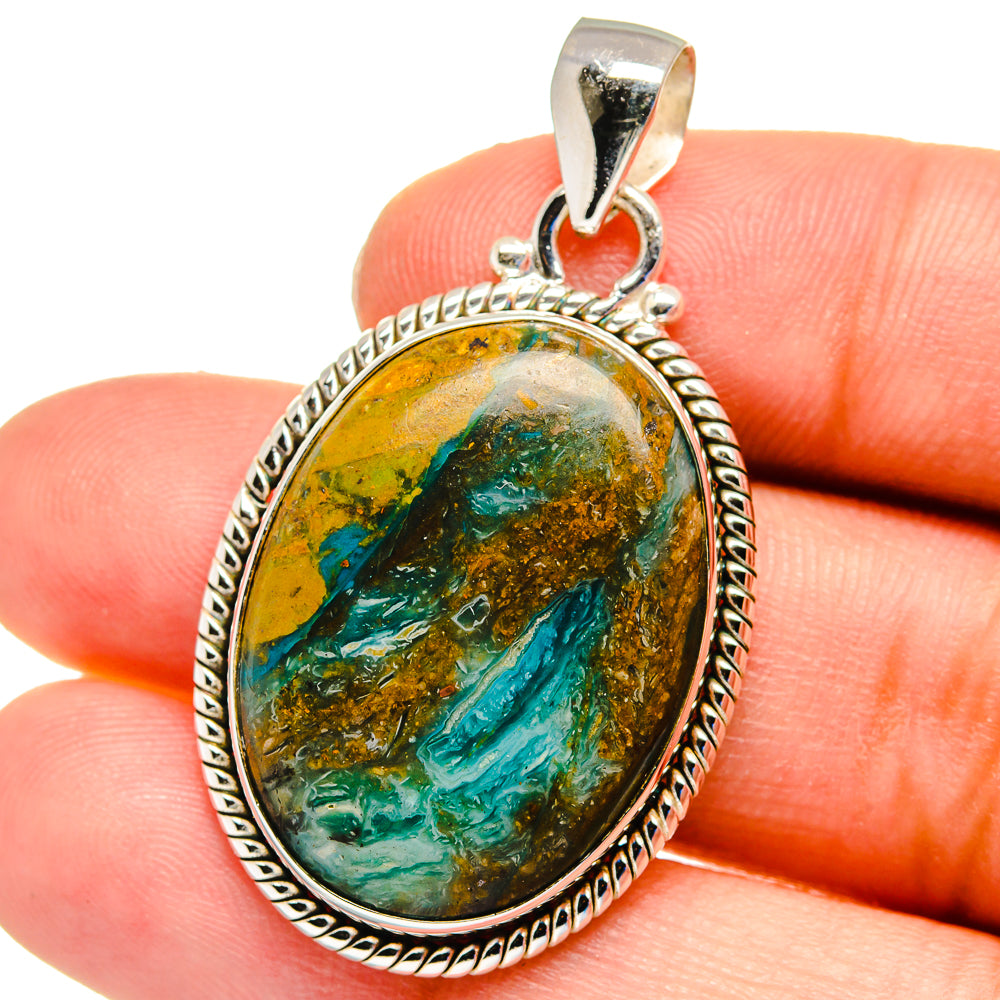 Peruvian Opal Pendants handcrafted by Anasilvercos - PD16301