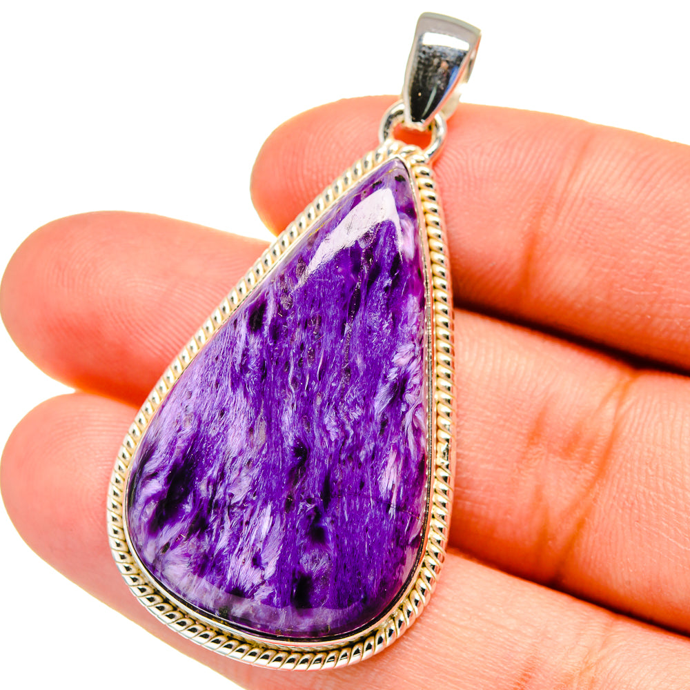 Charoite Pendants handcrafted by Anasilvercos - PD16321