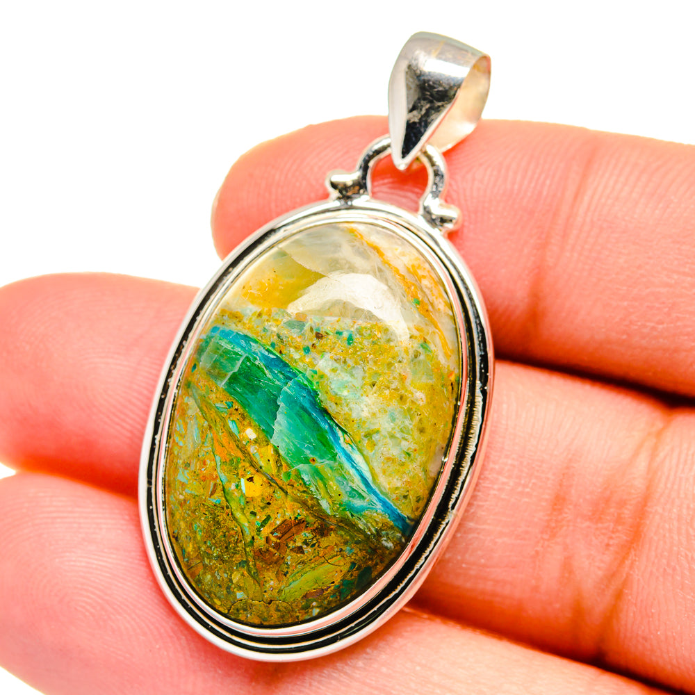 Peruvian Opal Pendants handcrafted by Anasilvercos - PD16424