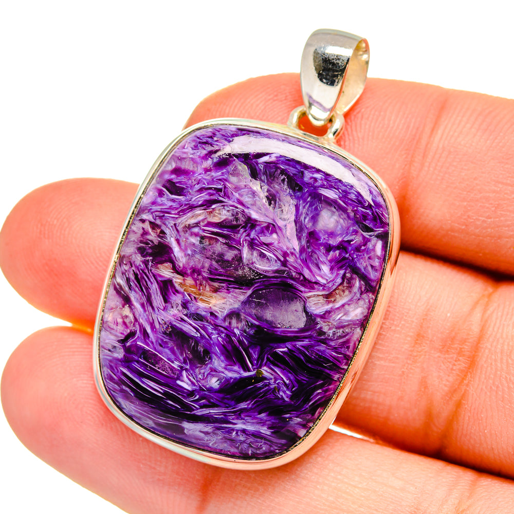 Charoite Pendants handcrafted by Anasilvercos - PD16470