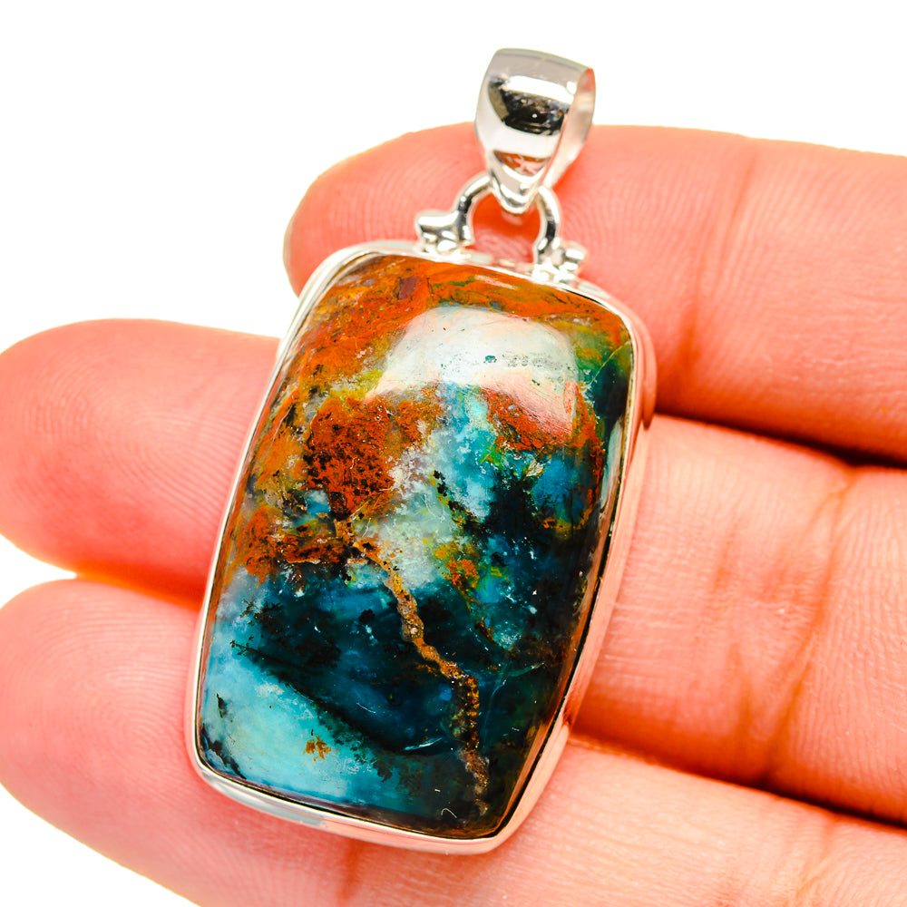 Peruvian Opal Pendants handcrafted by Anasilvercos - PD16478