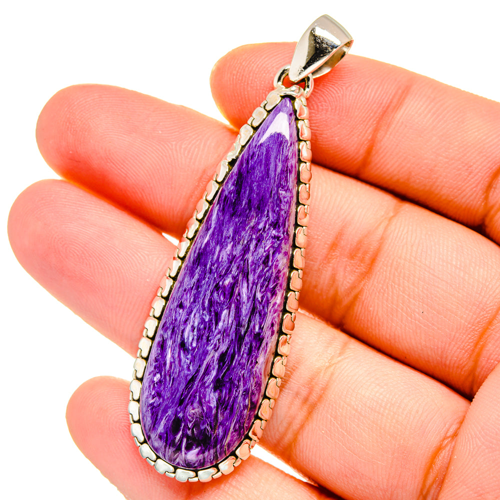 Charoite Pendants handcrafted by Anasilvercos - PD16498