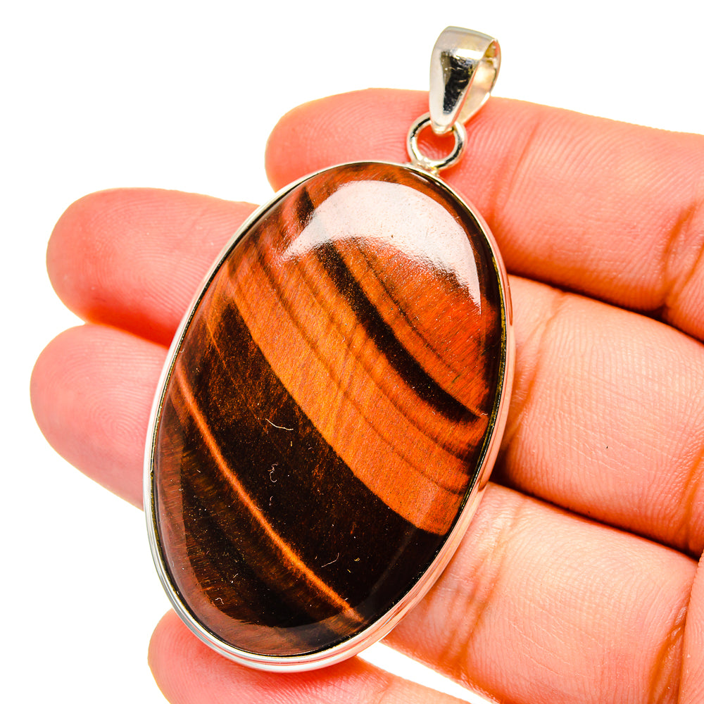 Tiger Eye Pendants handcrafted by Anasilvercos - PD16501