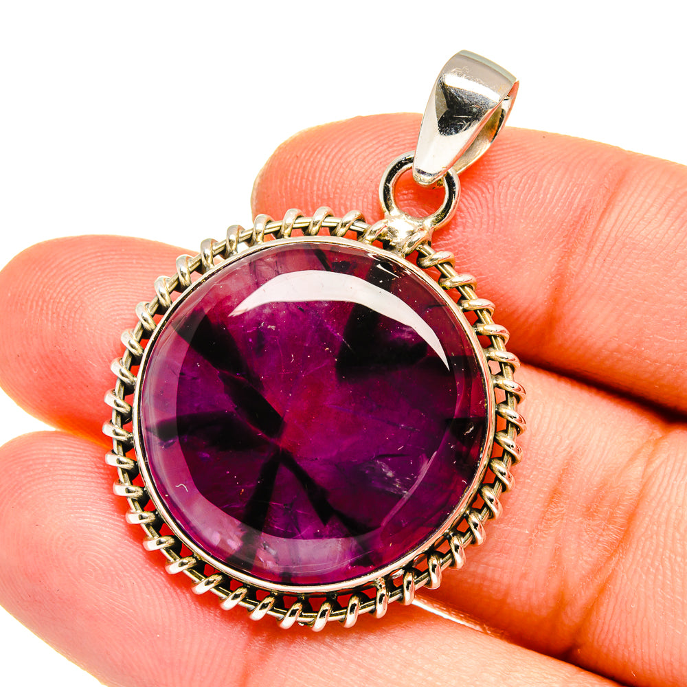 Star Amethyst Pendants handcrafted by Anasilvercos - PD16543