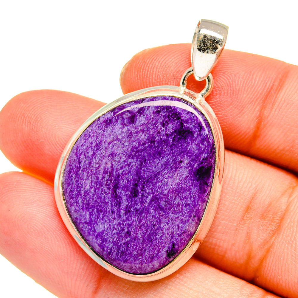 Charoite Pendants handcrafted by Anasilvercos - PD16544