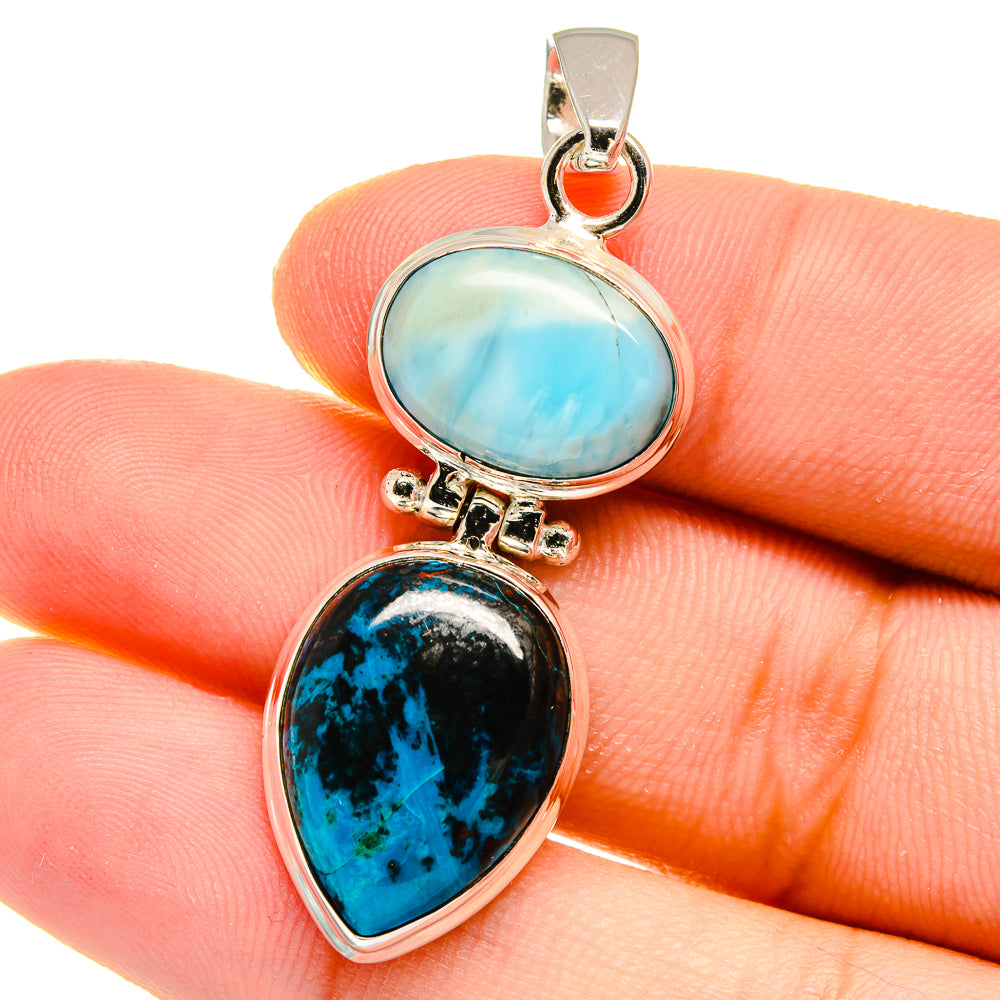 Shattuckite Pendants handcrafted by Anasilvercos - PD16566