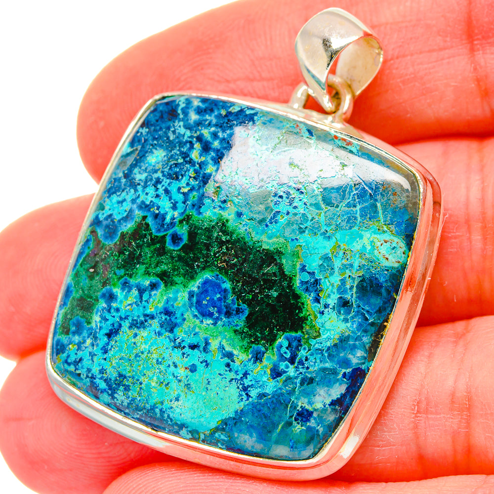 Chrysocolla Pendants handcrafted by Anasilvercos - PD16585