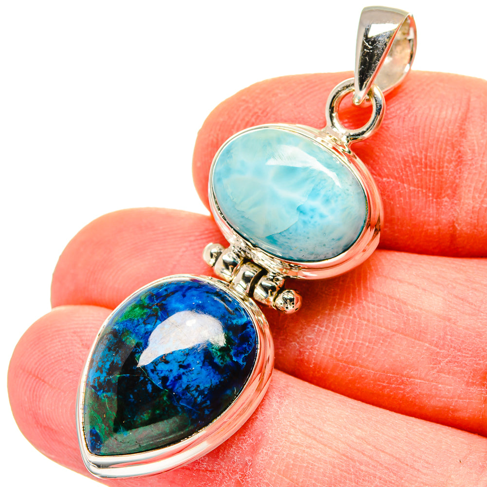 Shattuckite Pendants handcrafted by Anasilvercos - PD16588