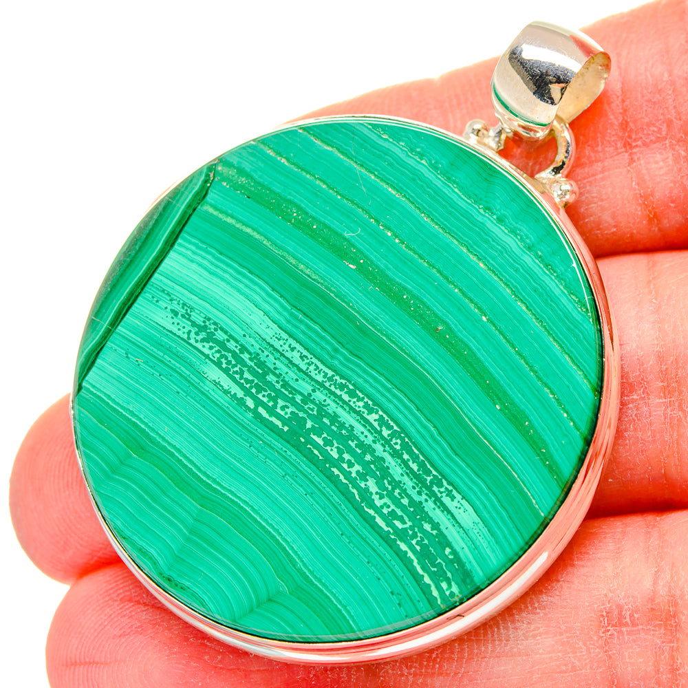 Malachite Pendants handcrafted by Anasilvercos - PD16600