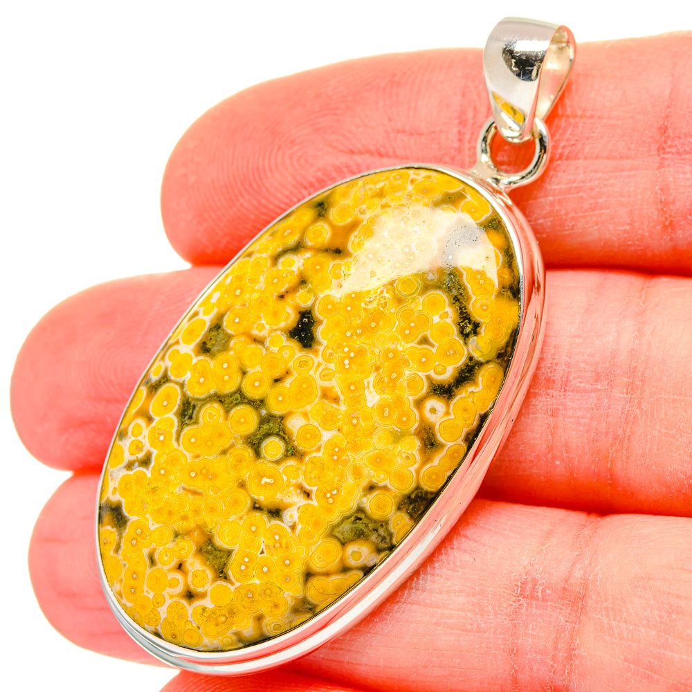 Ocean Jasper Pendants handcrafted by Anasilvercos - PD16603