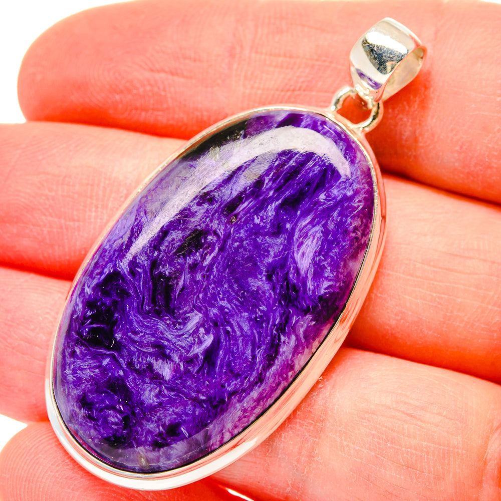 Charoite Pendants handcrafted by Anasilvercos - PD16626