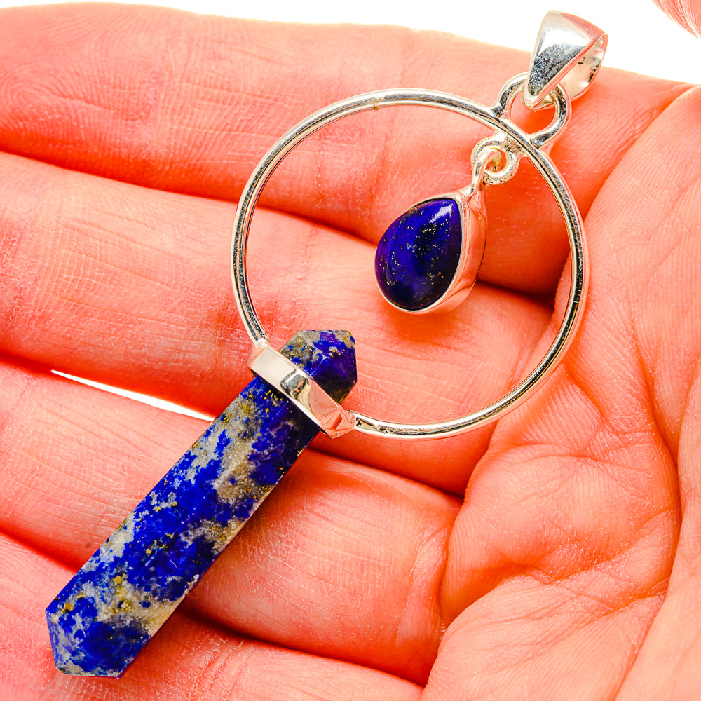 Lapis Lazuli Pendants handcrafted by Anasilvercos - PD16652