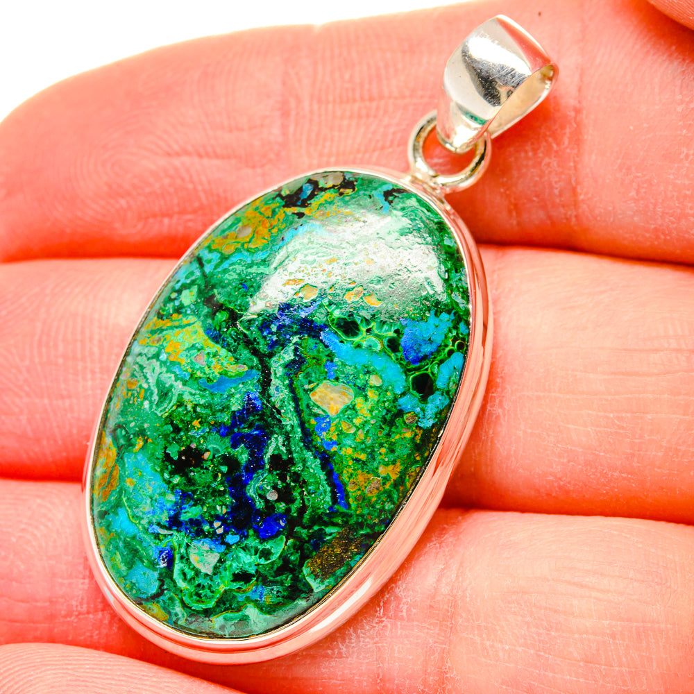 Chrysocolla Pendants handcrafted by Anasilvercos - PD16670
