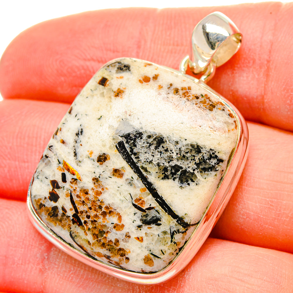 Astrophyllite Pendants handcrafted by Anasilvercos - PD16672