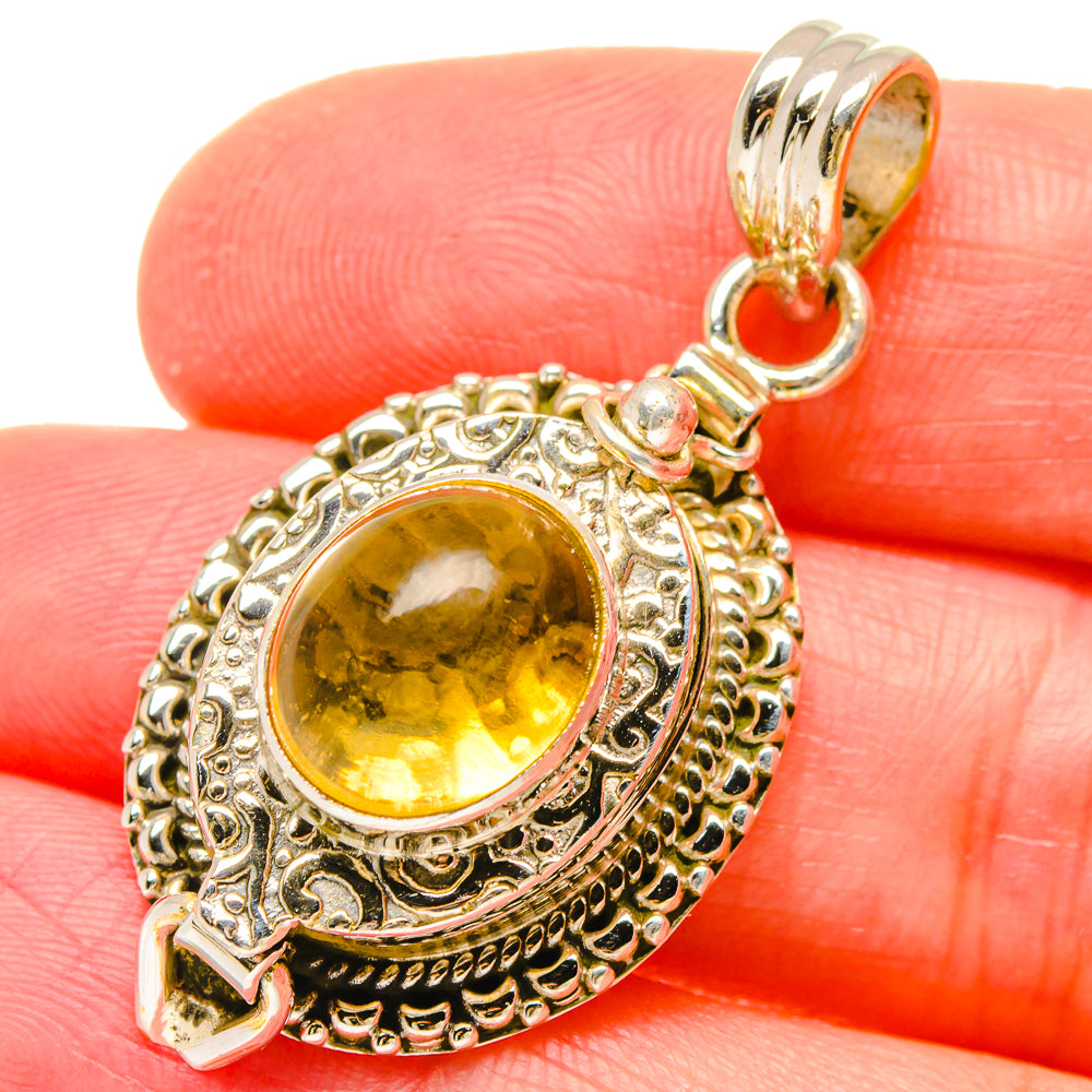 Citrine Pendants handcrafted by Anasilvercos - PD16707