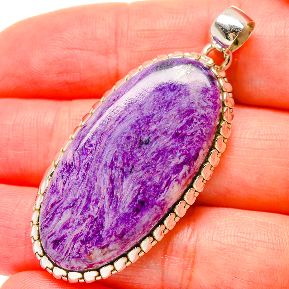 Charoite Pendants handcrafted by Anasilvercos - PD16718