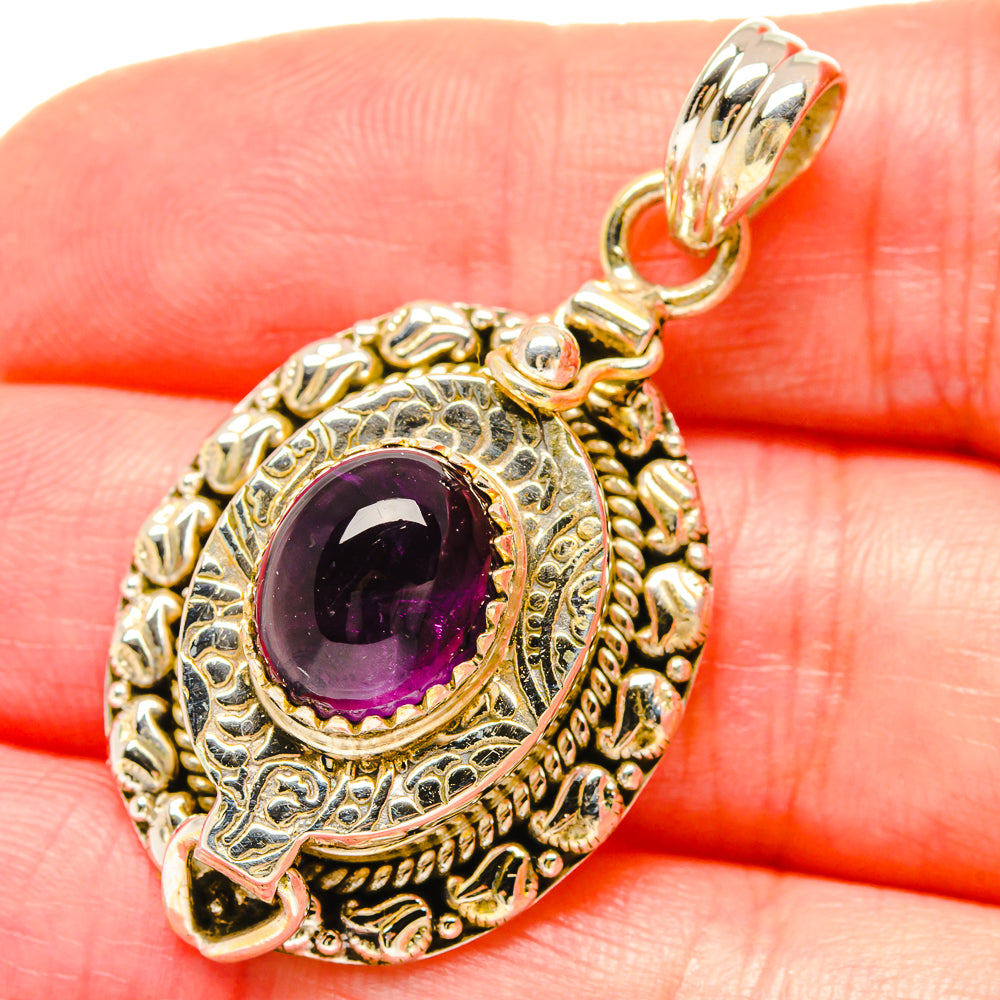 Amethyst Pendants handcrafted by Anasilvercos - PD16724