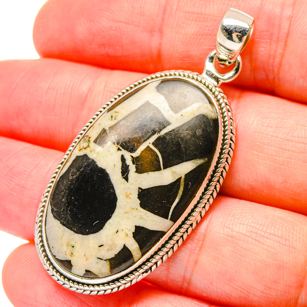 Septarian Geode Pendants handcrafted by Anasilvercos - PD16730