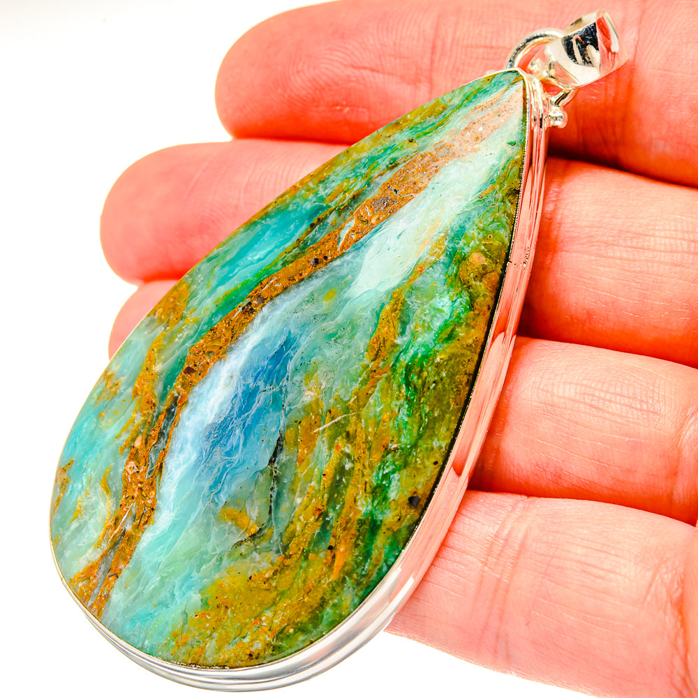 Peruvian Opal Pendants handcrafted by Anasilvercos - PD16757