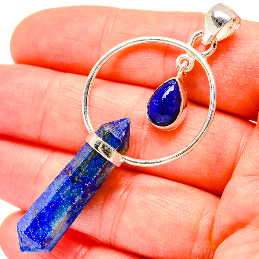 Lapis Lazuli Pendants handcrafted by Anasilvercos - PD16764