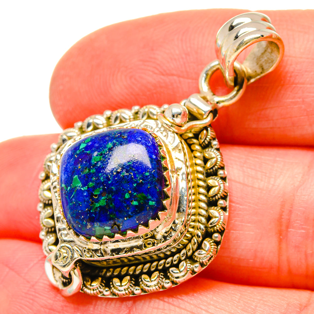 Azurite Pendants handcrafted by Anasilvercos - PD16767