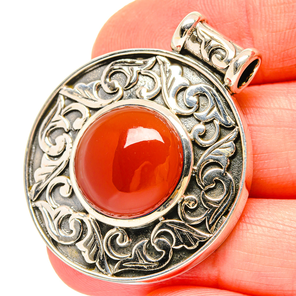 Carnelian Pendants handcrafted by Anasilvercos - PD16789