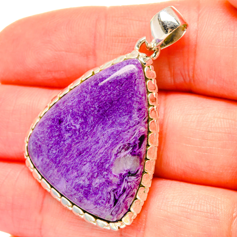 Charoite Pendants handcrafted by Anasilvercos - PD16799