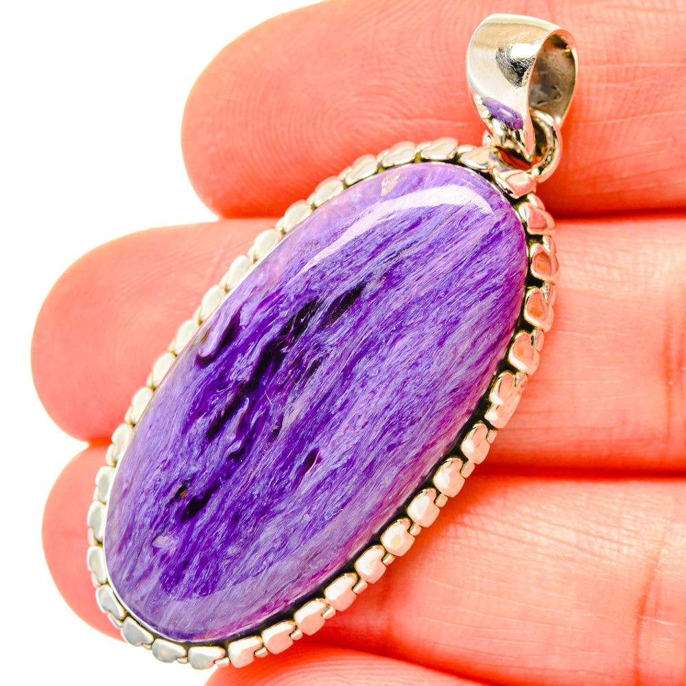 Charoite Pendants handcrafted by Anasilvercos - PD16802