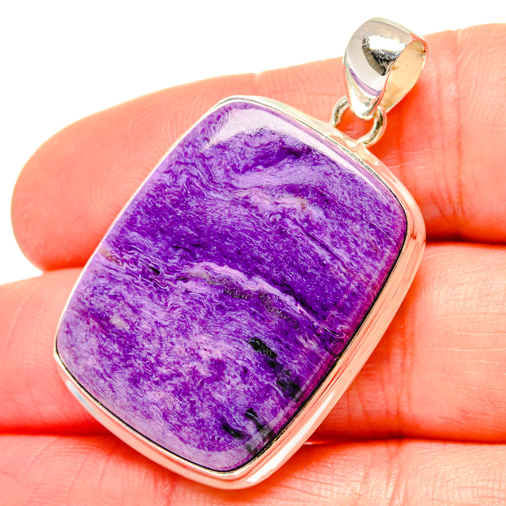 Charoite Pendants handcrafted by Anasilvercos - PD16807