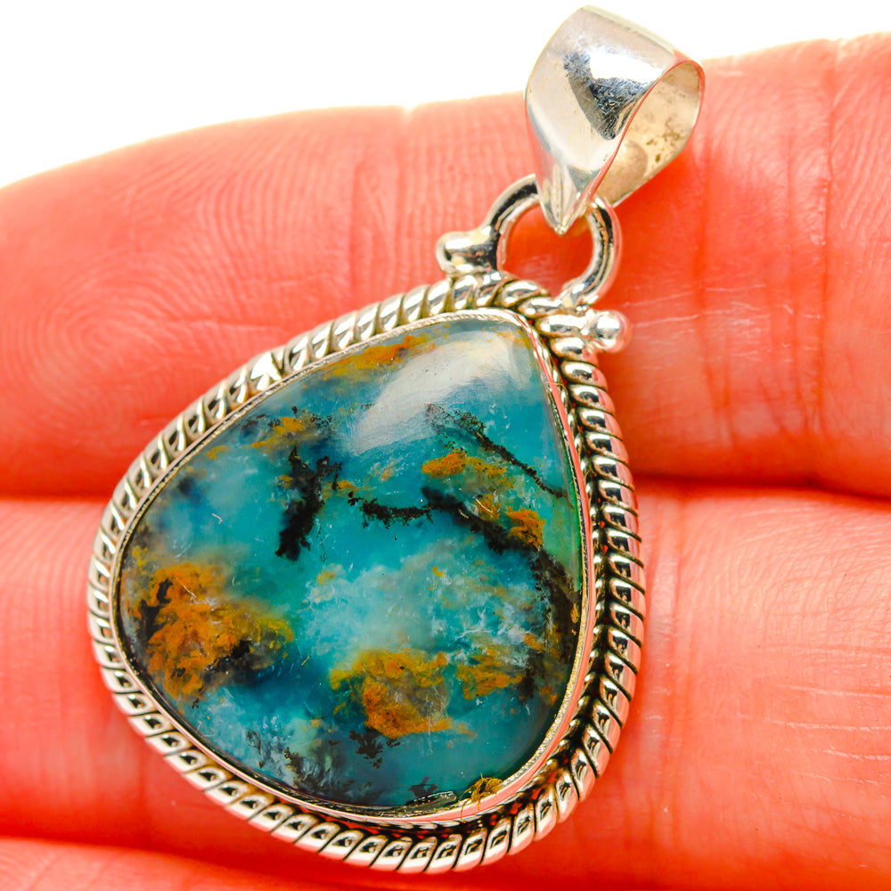 Peruvian Opal Pendants handcrafted by Anasilvercos - PD16846