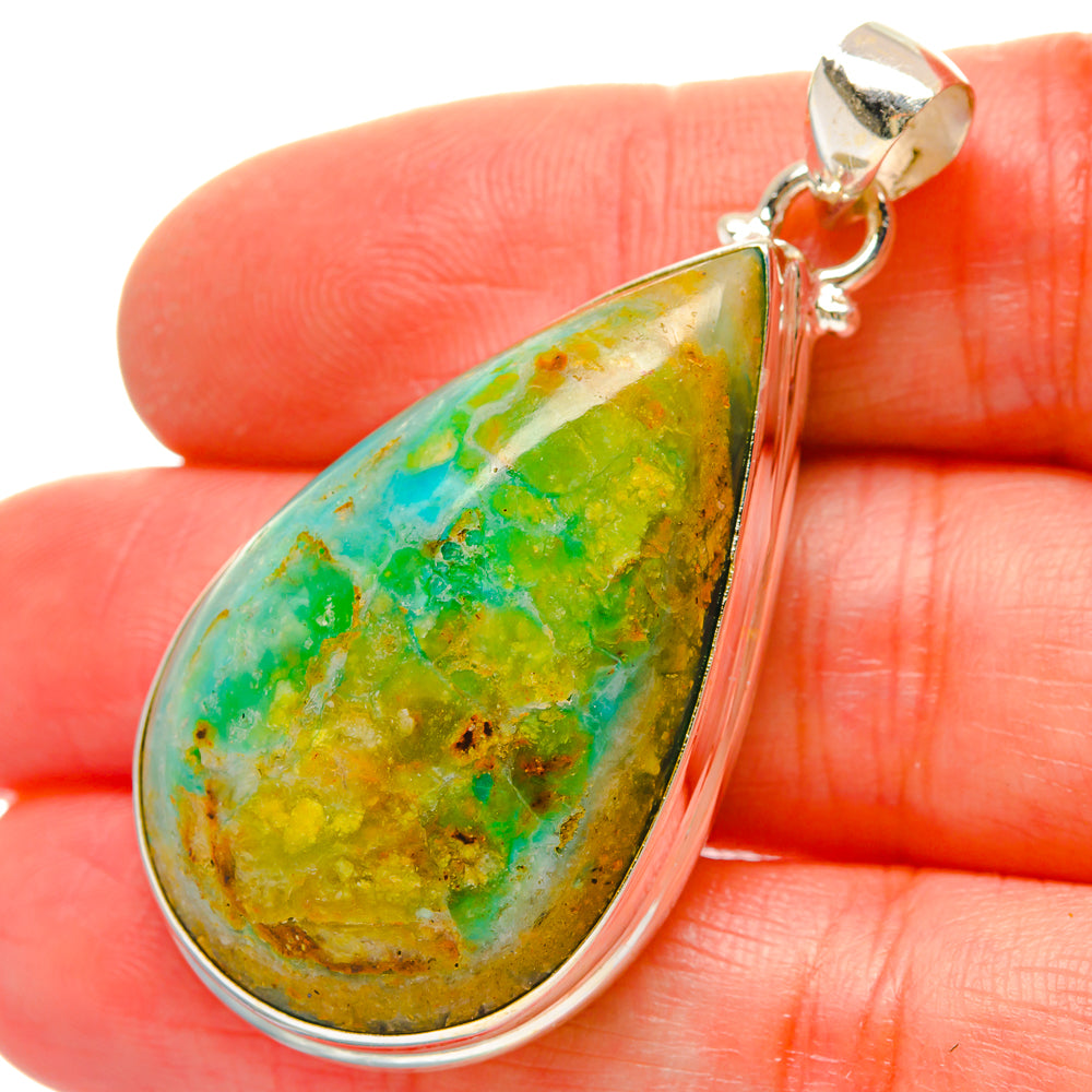 Peruvian Opal Pendants handcrafted by Anasilvercos - PD16848