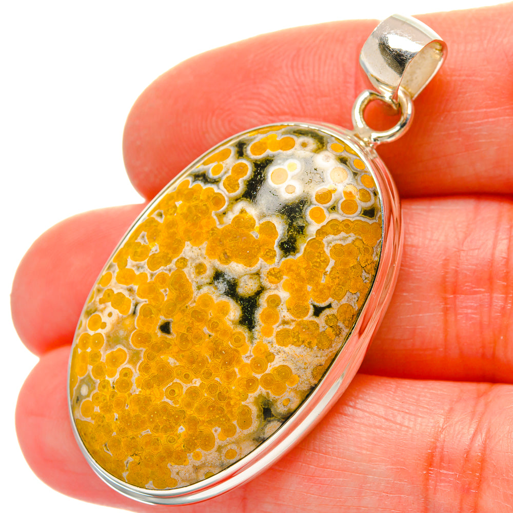 Ocean Jasper Pendants handcrafted by Anasilvercos - PD16859