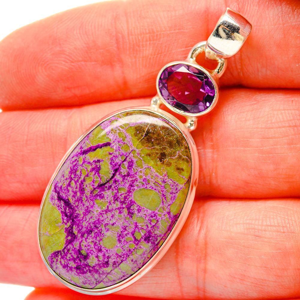 Stichtite Pendants handcrafted by Anasilvercos - PD16875