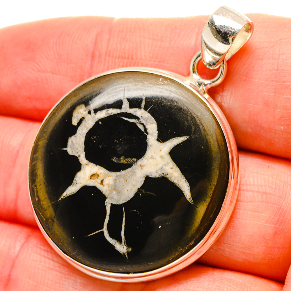 Septarian Geode Pendants handcrafted by Anasilvercos - PD16880