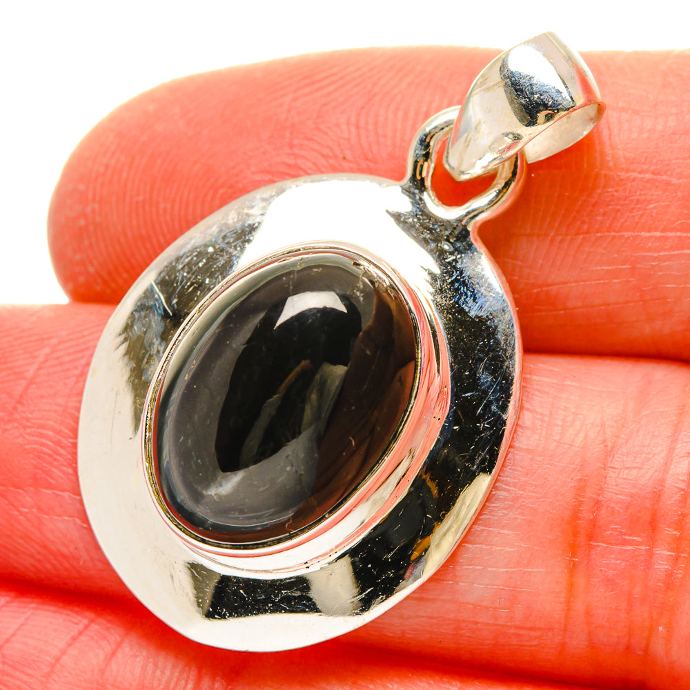 Black Onyx Pendants handcrafted by Anasilvercos - PD16881