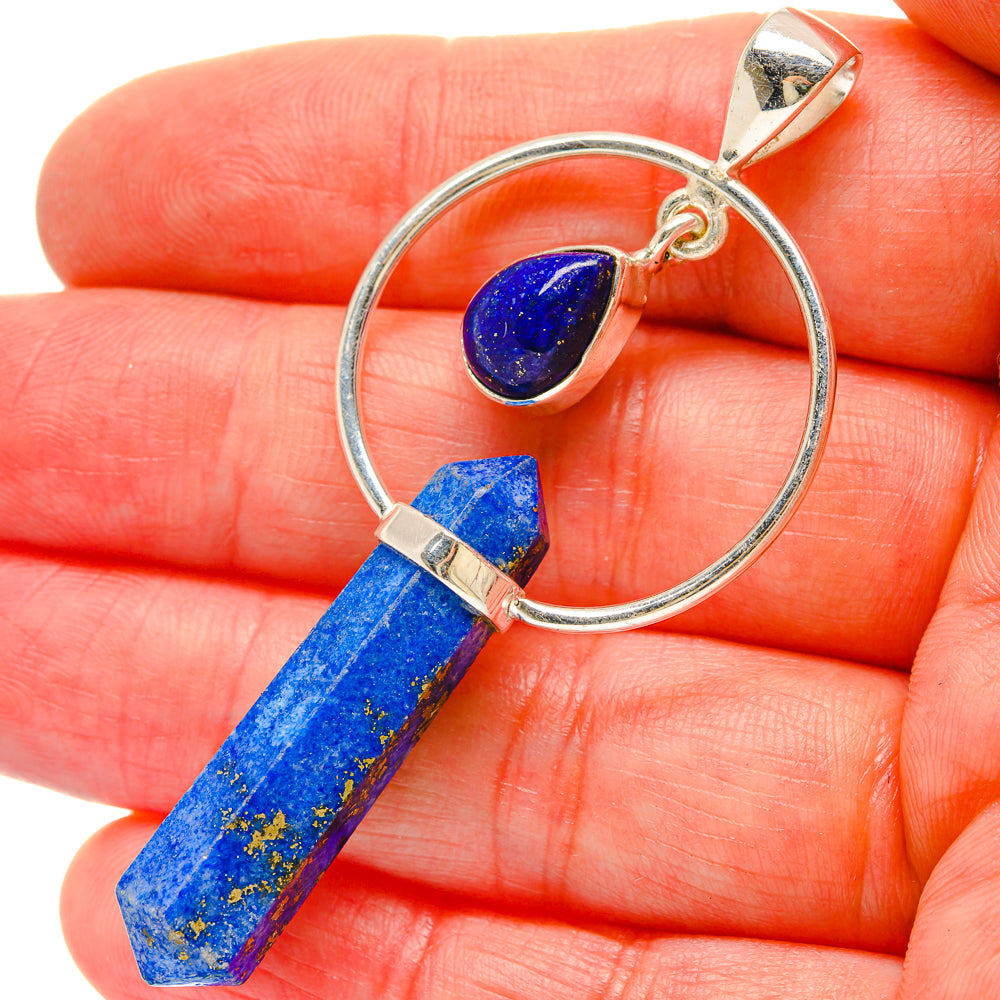 Lapis Lazuli Pendants handcrafted by Anasilvercos - PD16902