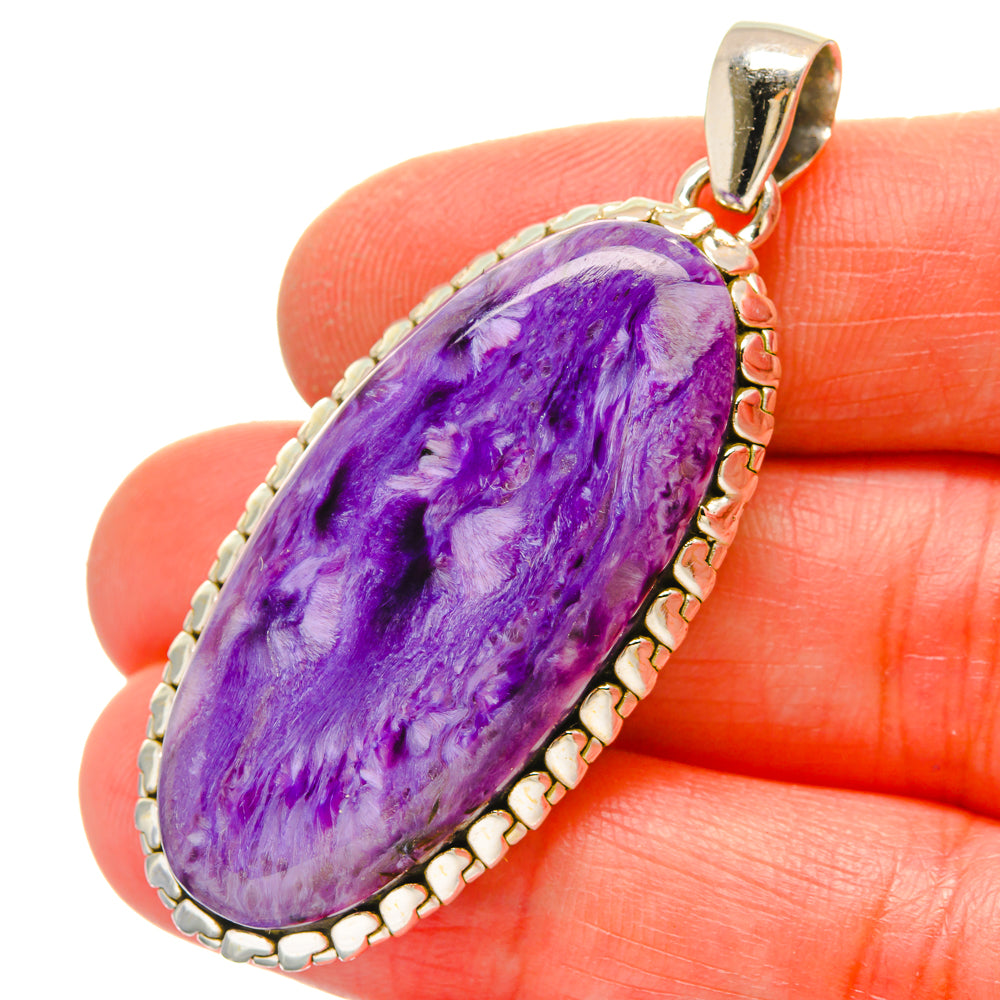 Charoite Pendants handcrafted by Anasilvercos - PD16933