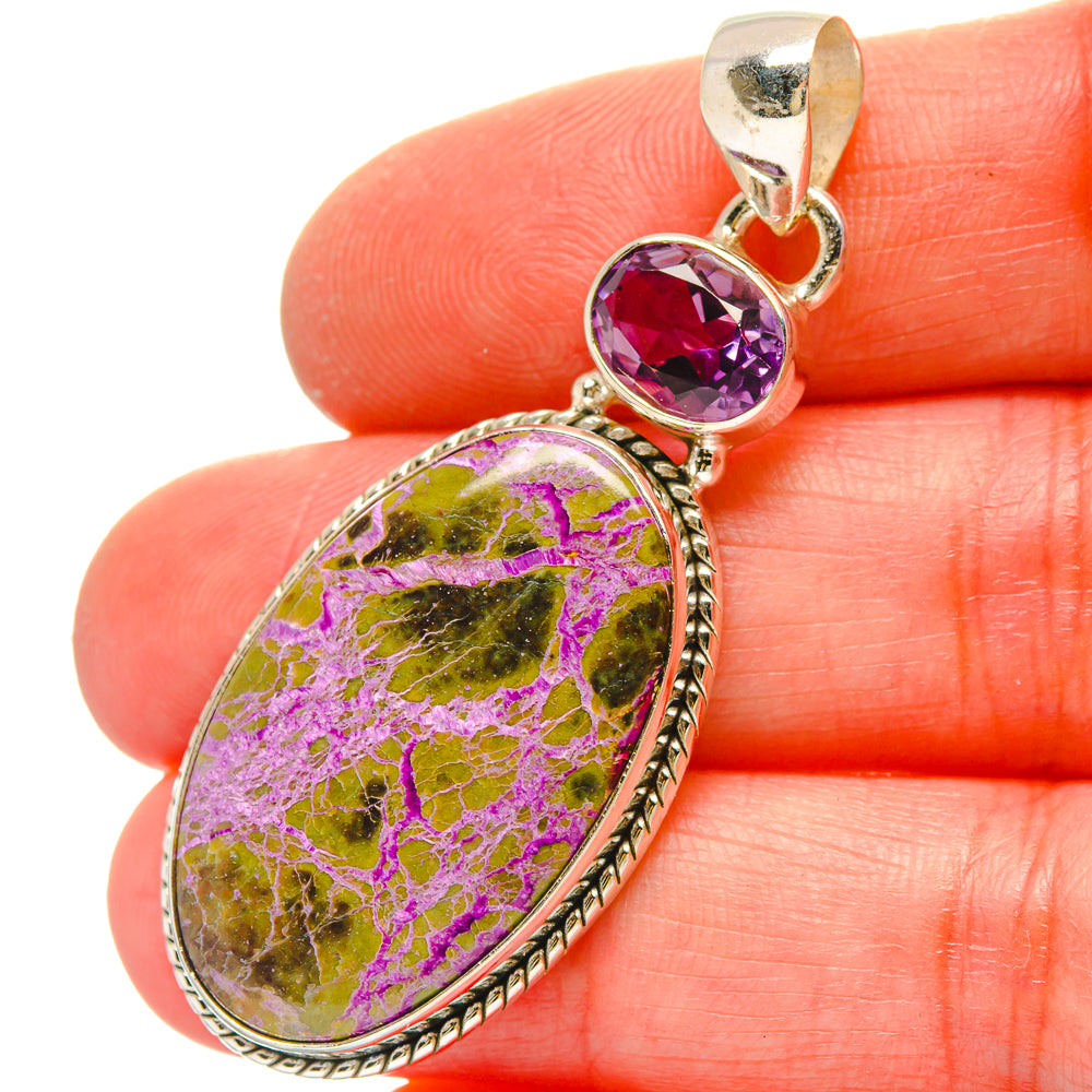 Stichtite Pendants handcrafted by Anasilvercos - PD16936