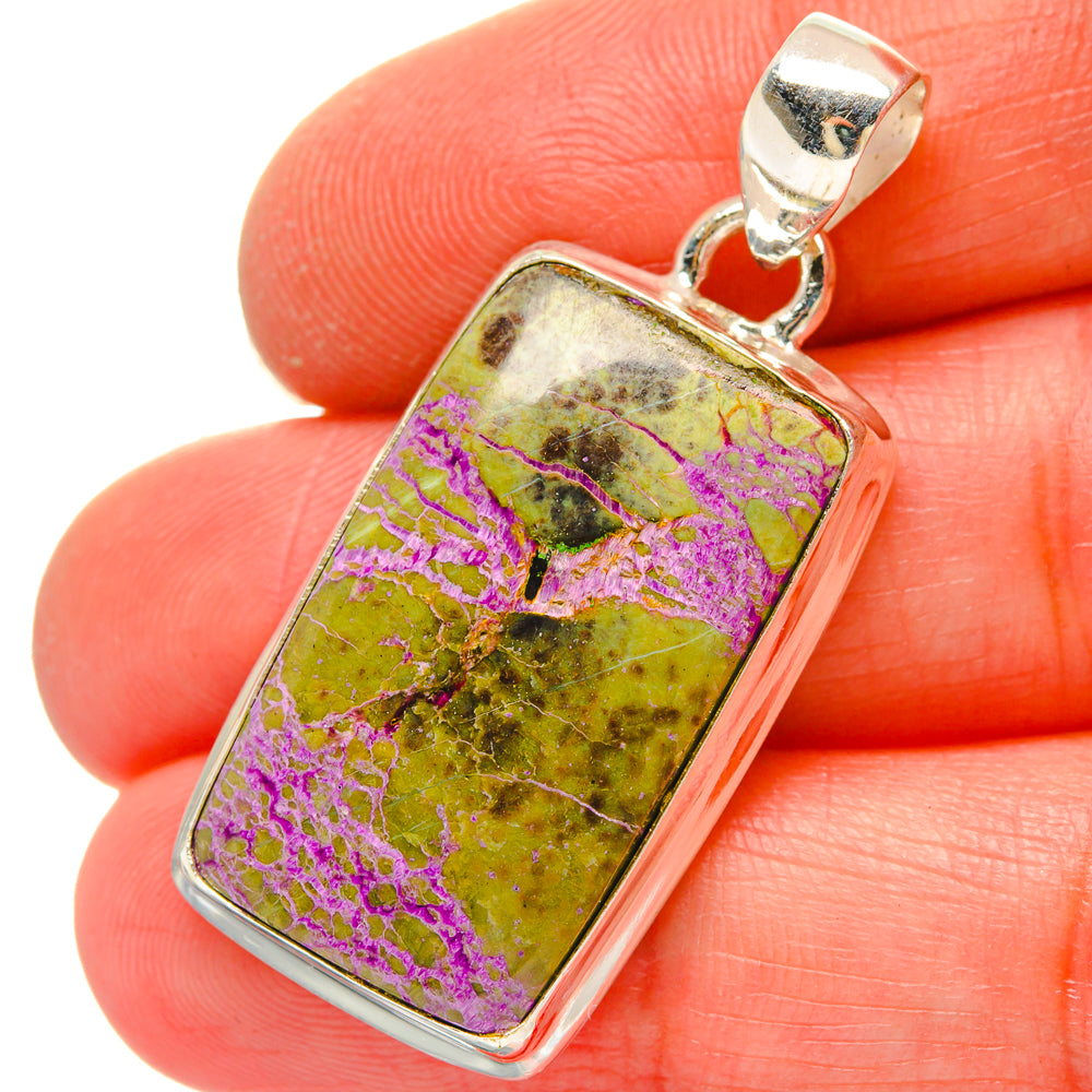 Stichtite Pendants handcrafted by Anasilvercos - PD16939