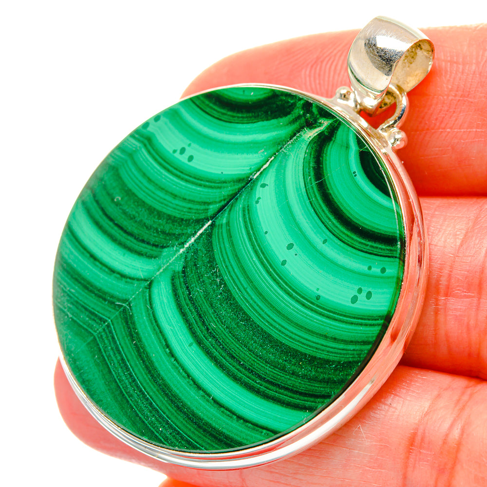 Malachite Pendants handcrafted by Anasilvercos - PD16979