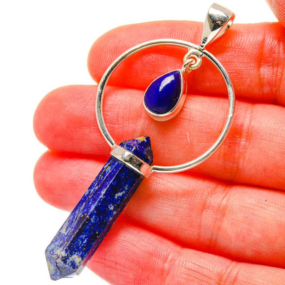 Lapis Lazuli Pendants handcrafted by Anasilvercos - PD16981