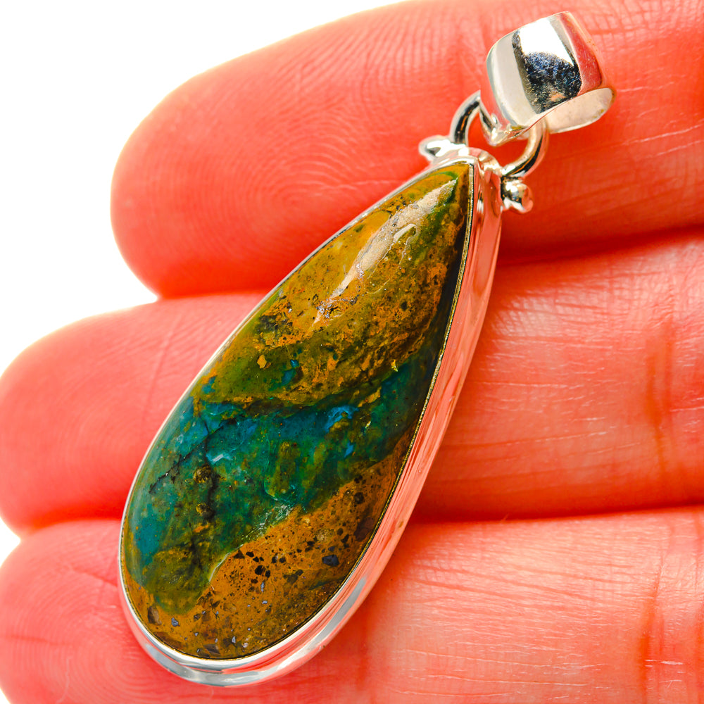 Peruvian Opal Pendants handcrafted by Anasilvercos - PD17026