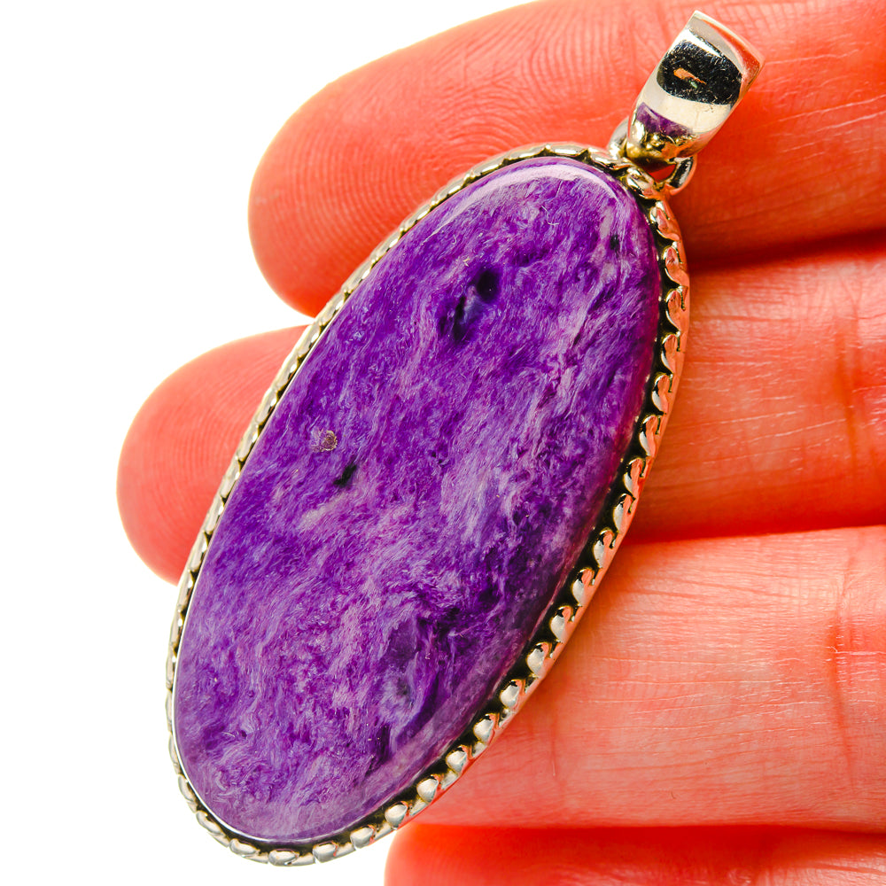 Charoite Pendants handcrafted by Anasilvercos - PD17039