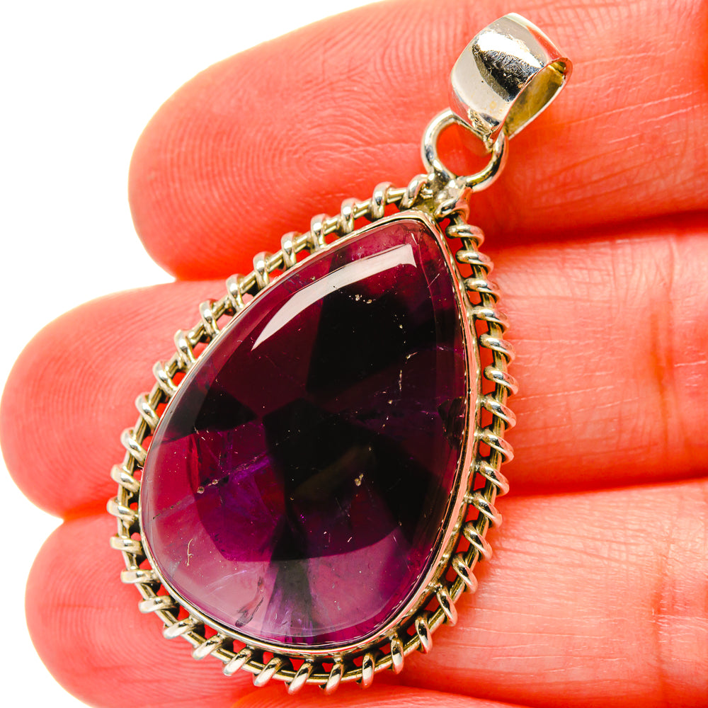 Star Amethyst Pendants handcrafted by Anasilvercos - PD17042