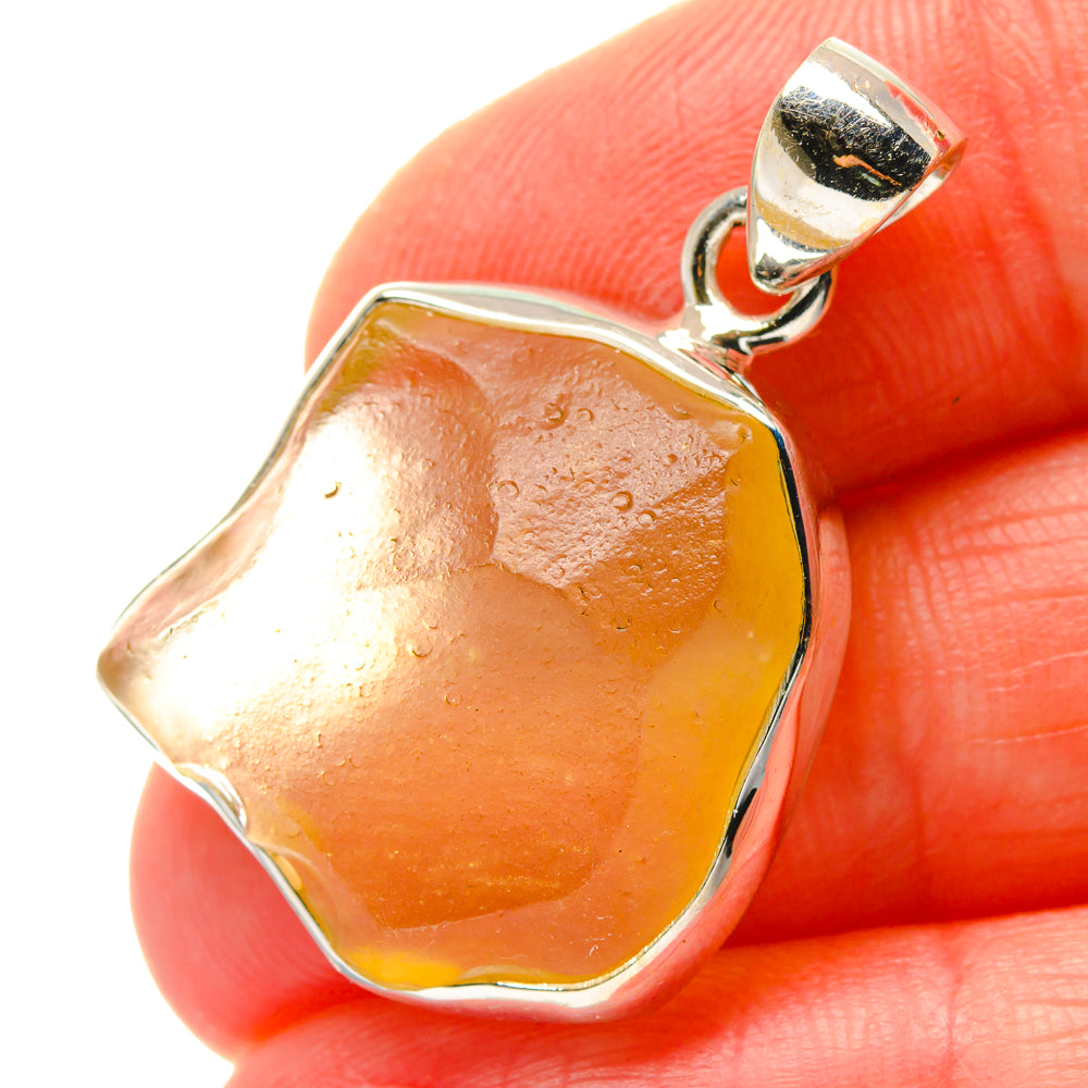 Libyan Glass Pendants handcrafted by Anasilvercos - PD17071